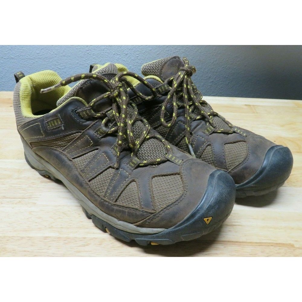 Womens KEEN Low Hiking Boot Shoes Brown Leather Size US 11